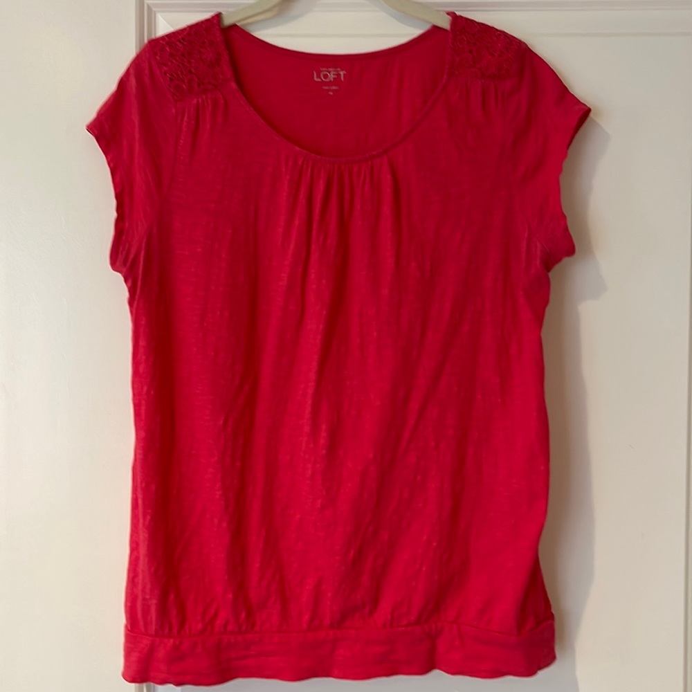LOFT Light Cotton Short Sleeve Shirt